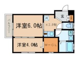 カーサ　チトセの物件間取画像